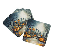 Load image into Gallery viewer, Calacas Skeletons Spooky Halloween Foam Coaster