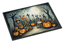 Load image into Gallery viewer, Calacas Skeletons Spooky Halloween Doormat -  18x27 Decorative Floor Mat – Indoor/Outdoor Rug