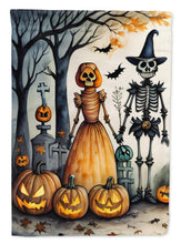 Load image into Gallery viewer, Calacas Skeletons Spooky Halloween Garden Flag – Outdoor Decorative Yard Flag