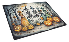 Load image into Gallery viewer, Calacas Skeletons Spooky Halloween Glass Cutting Boards – Durable, Decorative Kitchen Art Large