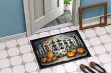 Load image into Gallery viewer, Calacas Skeletons Spooky Halloween Doormat -  18x27 Decorative Floor Mat – Indoor/Outdoor Rug