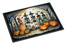 Load image into Gallery viewer, Calacas Skeletons Spooky Halloween Doormat -  18x27 Decorative Floor Mat – Indoor/Outdoor Rug