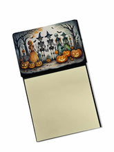 Load image into Gallery viewer, Calacas Skeletons Spooky Halloween Sticky Note Holder- Refiilable Desk Accessory Note Pad