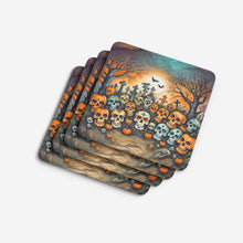Load image into Gallery viewer, Calaveras Sugar Skulls Spooky Halloween Foam Coaster