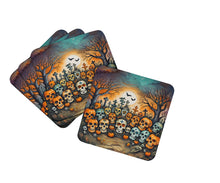 Load image into Gallery viewer, Calaveras Sugar Skulls Spooky Halloween Foam Coaster