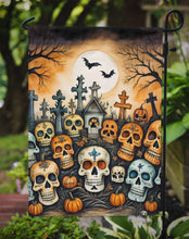 Load image into Gallery viewer, Calaveras Sugar Skulls Spooky Halloween Garden Flag – Outdoor Decorative Yard Flag