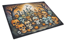 Load image into Gallery viewer, Calaveras Sugar Skulls Spooky Halloween Glass Cutting Boards – Durable, Decorative Kitchen Art Large