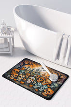 Load image into Gallery viewer, Calaveras Sugar Skulls Spooky Halloween Memory Foam Kitchen Mat