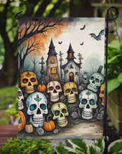 Load image into Gallery viewer, Calaveras Sugar Skulls Spooky Halloween Garden Flag – Outdoor Decorative Yard Flag