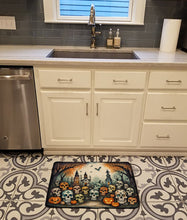 Load image into Gallery viewer, Calaveras Sugar Skulls Spooky Halloween Memory Foam Kitchen Mat