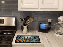 Load image into Gallery viewer, Calaveras Sugar Skulls Spooky Halloween Glass Cutting Boards – Durable, Decorative Kitchen Art Large