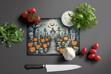 Load image into Gallery viewer, Calaveras Sugar Skulls Spooky Halloween Glass Cutting Boards – Durable, Decorative Kitchen Art Large