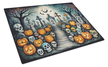 Load image into Gallery viewer, Calaveras Sugar Skulls Spooky Halloween Glass Cutting Boards – Durable, Decorative Kitchen Art Large