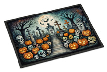 Load image into Gallery viewer, Calaveras Sugar Skulls Spooky Halloween Doormat -  18x27 Decorative Floor Mat – Indoor/Outdoor Rug