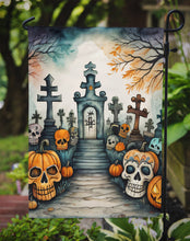 Load image into Gallery viewer, Calaveras Sugar Skulls Spooky Halloween Garden Flag – Outdoor Decorative Yard Flag