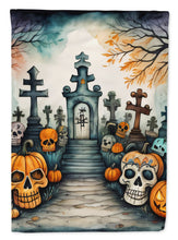Load image into Gallery viewer, Calaveras Sugar Skulls Spooky Halloween Garden Flag – Outdoor Decorative Yard Flag