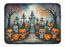 Load image into Gallery viewer, Calaveras Sugar Skulls Spooky Halloween Memory Foam Kitchen Mat