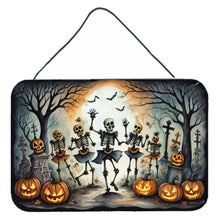 Load image into Gallery viewer, Dancing Skeletons Spooky Halloween Wall or Door Hanging Prints