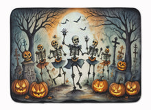 Load image into Gallery viewer, Dancing Skeletons Spooky Halloween Memory Foam Kitchen Mat