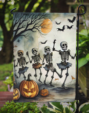 Load image into Gallery viewer, Dancing Skeletons Spooky Halloween Garden Flag – Outdoor Decorative Yard Flag