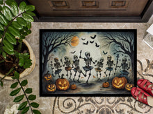 Load image into Gallery viewer, Dancing Skeletons Spooky Halloween Doormat -  18x27 Decorative Floor Mat – Indoor/Outdoor Rug