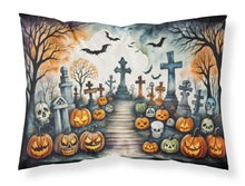 Load image into Gallery viewer, Day of the Dead Spooky Halloween Fabric Standard Pillowcase – Artistic Decorative Front, White Back