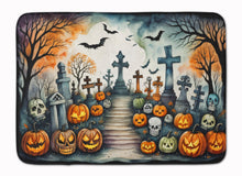 Load image into Gallery viewer, Day of the Dead Spooky Halloween Memory Foam Kitchen Mat