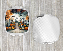 Load image into Gallery viewer, Day of the Dead Spooky Halloween Compact Mirror – Stylish Purse Mirror with Artistic Covers