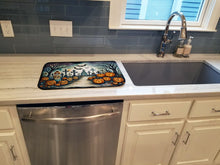 Load image into Gallery viewer, Day of the Dead Spooky Halloween Dish Drying Mat
