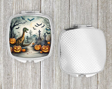 Load image into Gallery viewer, Dinosaurs Spooky Halloween Compact Mirror – Stylish Purse Mirror with Artistic Covers