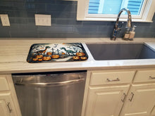 Load image into Gallery viewer, Dinosaurs Spooky Halloween Dish Drying Mat