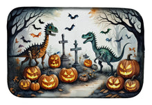 Load image into Gallery viewer, Dinosaurs Spooky Halloween Dish Drying Mat
