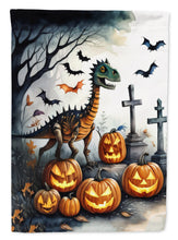 Load image into Gallery viewer, Dinosaurs Spooky Halloween Garden Flag – Outdoor Decorative Yard Flag
