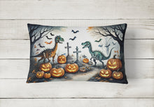 Load image into Gallery viewer, Dinosaurs Spooky Halloween Fabric Decorative Pillow