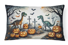 Load image into Gallery viewer, Dinosaurs Spooky Halloween Fabric Decorative Pillow