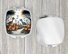 Load image into Gallery viewer, Dinosaurs Spooky Halloween Compact Mirror – Stylish Purse Mirror with Artistic Covers