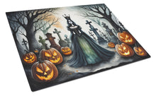 Load image into Gallery viewer, Evil Queen Spooky Halloween Glass Cutting Boards – Durable, Decorative Kitchen Art Large