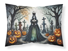 Load image into Gallery viewer, Evil Queen Spooky Halloween Fabric Standard Pillowcase – Artistic Decorative Front, White Back