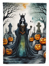 Load image into Gallery viewer, Evil Queen Spooky Halloween Garden Flag – Outdoor Decorative Yard Flag