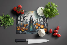 Load image into Gallery viewer, Evil Queen Spooky Halloween Glass Cutting Boards – Durable, Decorative Kitchen Art Large