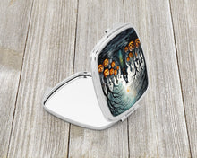 Load image into Gallery viewer, Evil Queen Spooky Halloween Compact Mirror – Stylish Purse Mirror with Artistic Covers