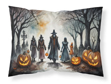 Load image into Gallery viewer, Vampires Spooky Halloween Fabric Standard Pillowcase – Artistic Decorative Front, White Back