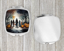 Load image into Gallery viewer, Vampires Spooky Halloween Compact Mirror – Stylish Purse Mirror with Artistic Covers