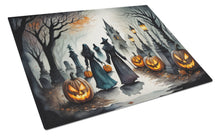 Load image into Gallery viewer, Vampires Spooky Halloween Glass Cutting Boards – Durable, Decorative Kitchen Art Large