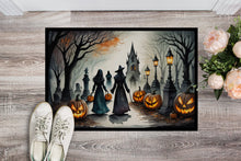 Load image into Gallery viewer, Vampires Spooky Halloween Doormat -  18x27 Decorative Floor Mat – Indoor/Outdoor Rug