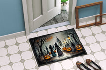 Load image into Gallery viewer, Vampires Spooky Halloween Doormat -  18x27 Decorative Floor Mat – Indoor/Outdoor Rug