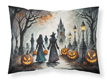 Load image into Gallery viewer, Vampires Spooky Halloween Fabric Standard Pillowcase – Artistic Decorative Front, White Back