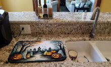 Load image into Gallery viewer, Ghosts Spooky Halloween Dish Drying Mat