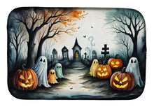 Load image into Gallery viewer, Ghosts Spooky Halloween Dish Drying Mat