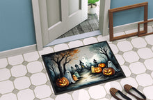 Load image into Gallery viewer, Ghosts Spooky Halloween Doormat -  18x27 Decorative Floor Mat – Indoor/Outdoor Rug